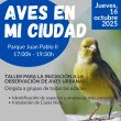 AVES EN MI CIUDAD: Talleres de avifauna para todas las edades